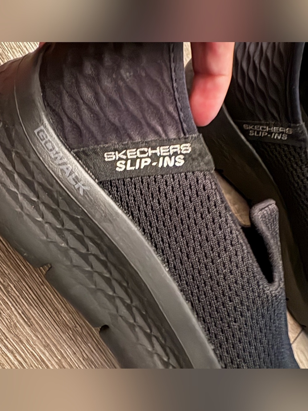 Skechers GO WALK Flex Relish Slip-ins Black Walking Shoes Women’s 7.5